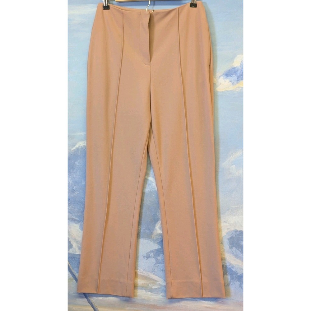 NEW! Johnathan Simkhai 6 High-Rise Ponte Ankle Pant In Muted Pink